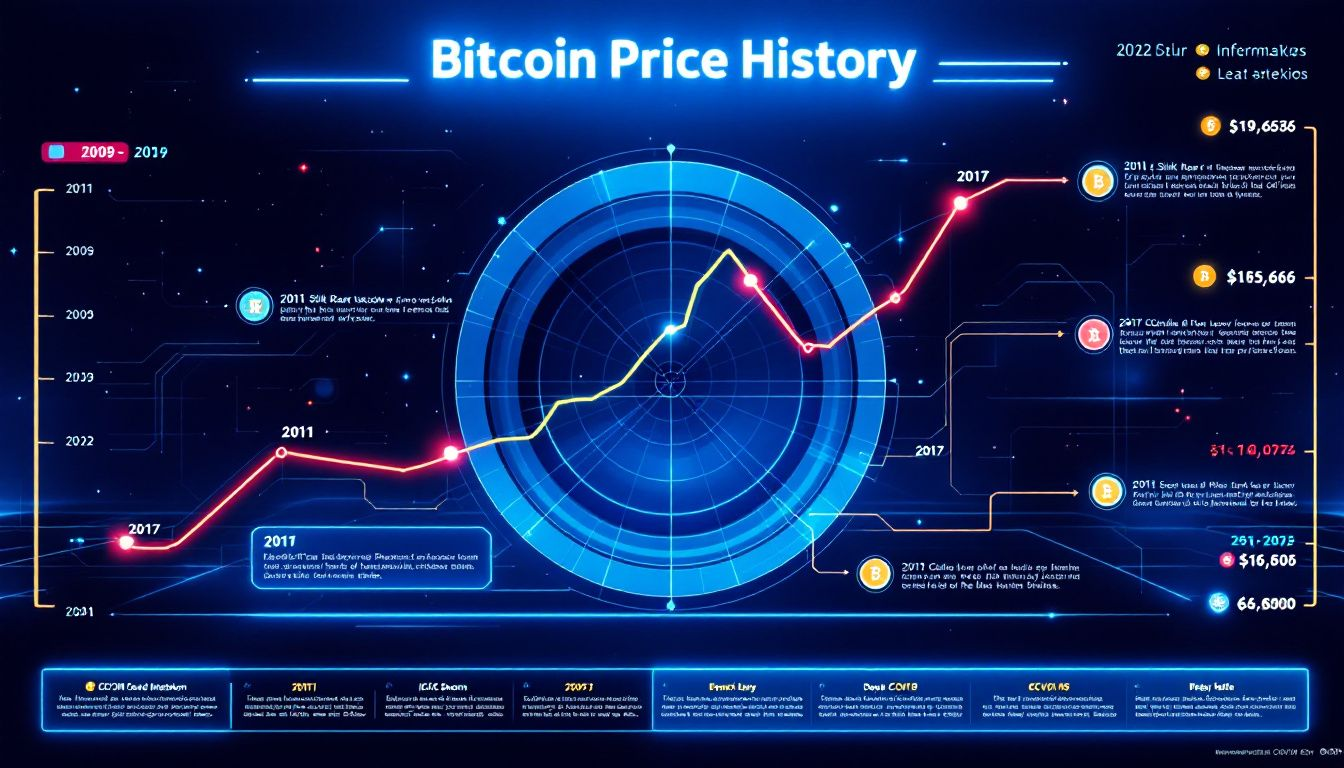 A detailed analysis of historical data on bitcoin's price history.