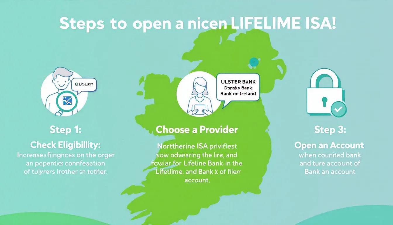 Steps to open a Lifetime ISA in Northern Ireland.